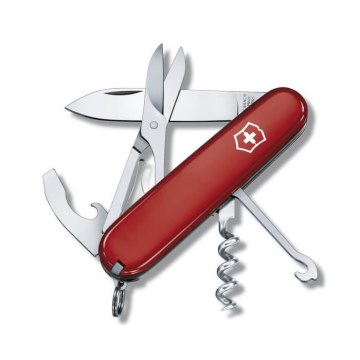 Victorinox - Višenamjenski džepni nož COMPACT 9,1 cm/15 funkcija crvena
