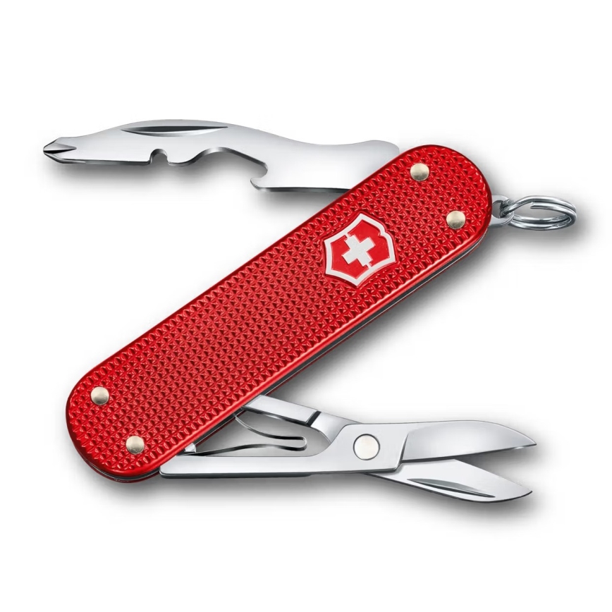 Victorinox - Višenamjenski džepni nož COMPANION S ALOX 5,8 cm/5 funkcija crveni