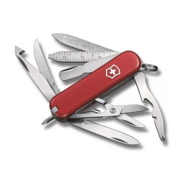 Victorinox - Višenamjenski džepni nož MINICHAMP 5,8 cm/18 funkcija crvena