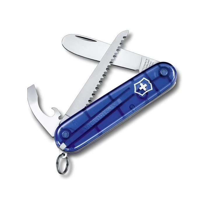 Victorinox - Višenamjenski džepni nož MY FIRST VICTORINOX 8,4 cm/8 funkcija plava