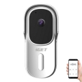 Videozvono s detektorom pokreta Full HD 1080p 5200 mAh IP65 Wi-Fi Tuya bijelo