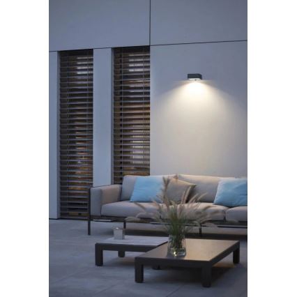 Viking - LED zatemnjiva solarna zidna svjetiljka s senzorom LED/2W/3,7V IP65 4000K 2000 mAh