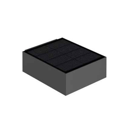 Viking - LED zatemnjiva solarna zidna svjetiljka s senzorom LED/2W/3,7V IP65 4000K 2000 mAh