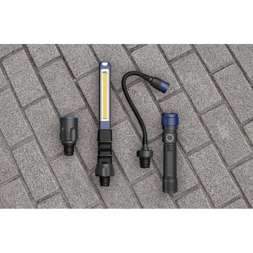 Viking - LED punjiva svjetiljka 3u1 LED/5V IPX4 380 lm 2200 mAh