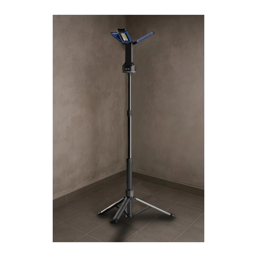 Viking - LED punjivi reflektor s postoljem 3xLED/5V IPX4 7000 lm 4000 mAh