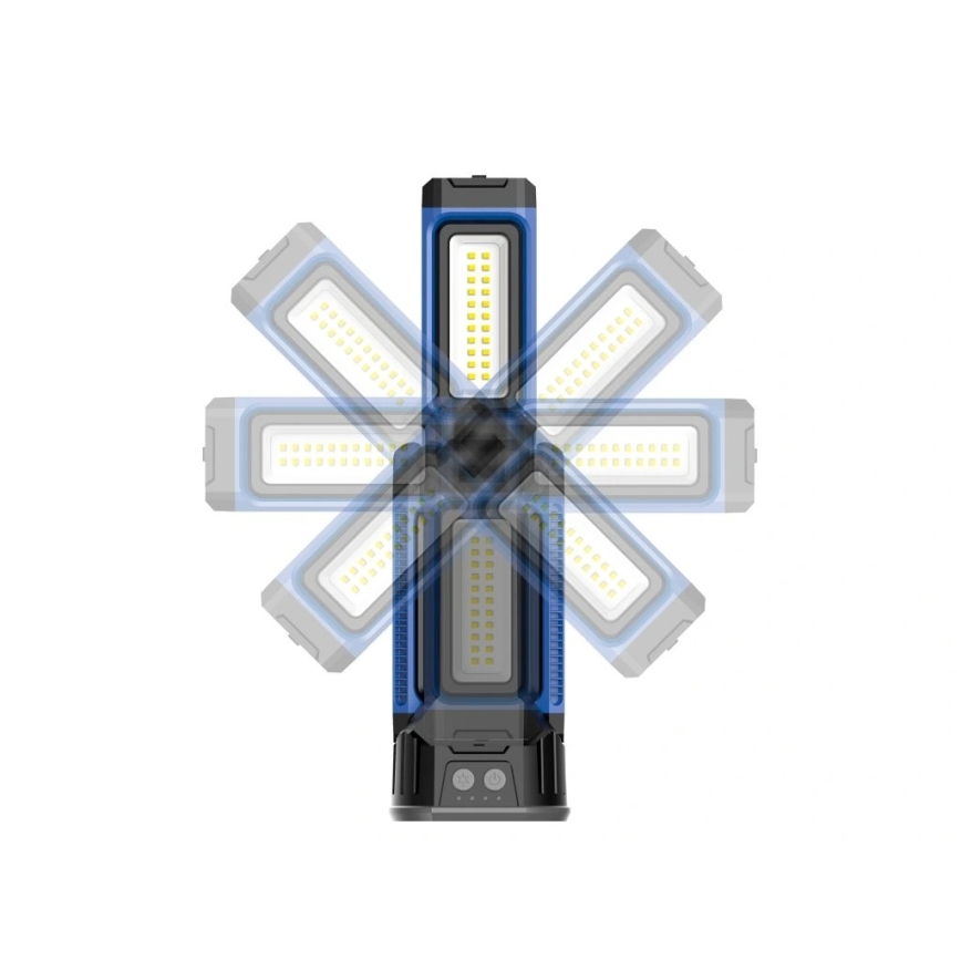 Viking - LED punjivi reflektor s postoljem 3xLED/5V IPX4 7000 lm 4000 mAh