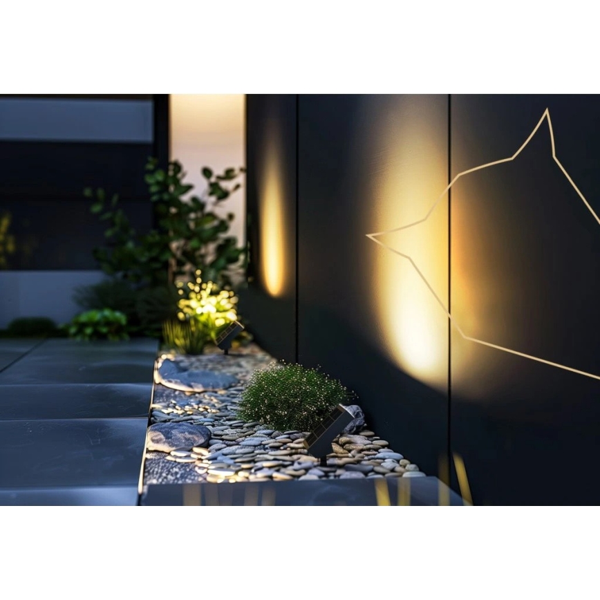 Viking - LED solarna svjetiljka LED/1,4W/3,7V IP65 3000K