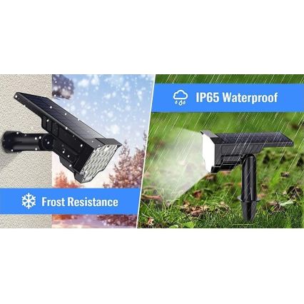 Viking - LED solarna svjetiljka LED/1W/3,7V IP65 6000K 2200 mAh