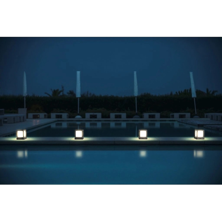 Viking - LED solarna svjetiljka sa senzorom LED/1,4W/3,7V IP54 4000K 2000 mAh