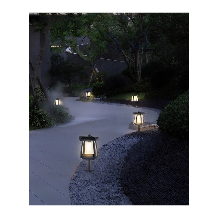 Viking - LED solarna svjetiljka sa senzorom LED/2W/3,7V IP54 4000K 2000 mAh