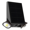 Viking - LED solarna zidna fleksibilna svjetiljka s prigušivanjem i senzorom LED/1,3W/3,7V IP44 4000K 2000 mAh