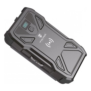 Viking-Power Bank s LED svjetiljkom, bežičnim punjenjem i solarnim panelom Power Delivery 15W/10000mAh