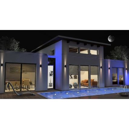 Viking - solarno zidno LED svjetlo s mogućnošću prigušivanja LED/1,5W/3,7V IP65 4000K 2000 mAh