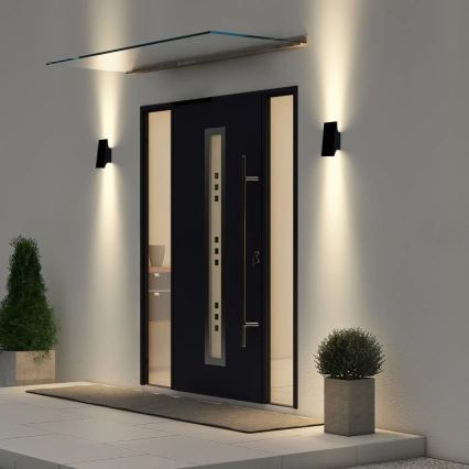 Viking - solarno zidno LED svjetlo s mogućnošću prigušivanja LED/1,5W/3,7V IP65 4000K 2000 mAh