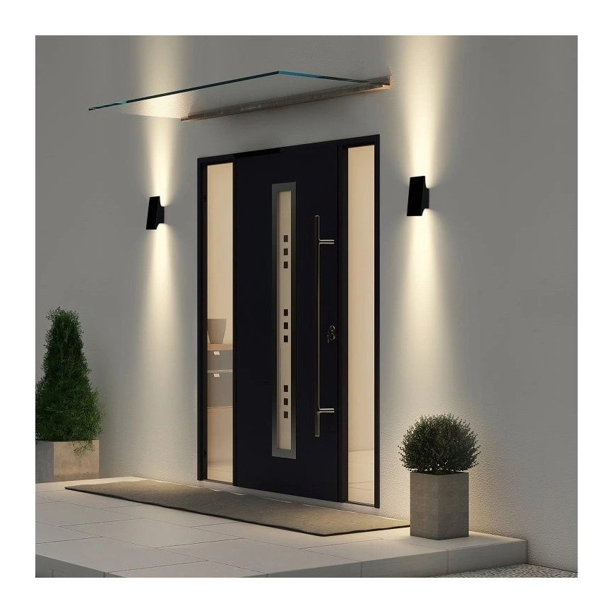 Viking - solarno zidno LED svjetlo s mogućnošću prigušivanja LED/1,5W/3,7V IP65 4000K 2000 mAh