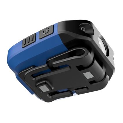 Viking - LED punjiva ručna svjetiljka s mogućnošću prigušivanja, senzorom i crvenim LED-om 5V IPX4 200 lm 500 mAh