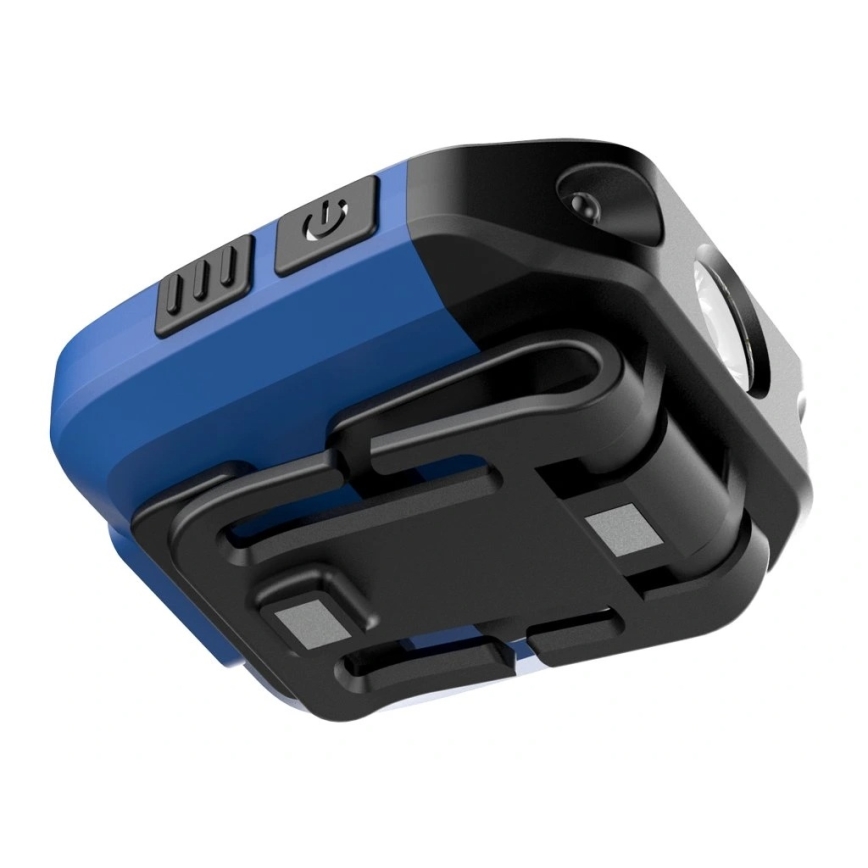 Viking - LED punjiva ručna svjetiljka s mogućnošću prigušivanja, senzorom i crvenim LED-om 5V IPX4 200 lm 500 mAh