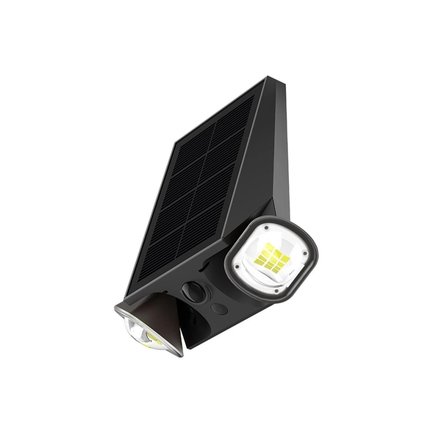 Viking - LED solarna zidna fleksibilna svjetiljka s prigušivanjem i senzorom LED/1,3W/3,7V IP44 4000K 2000 mAh