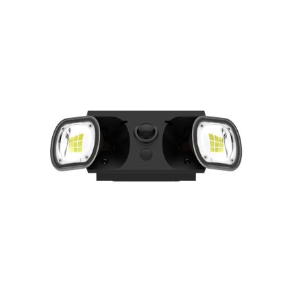 Viking - LED solarna zidna fleksibilna svjetiljka s prigušivanjem i senzorom LED/1,3W/3,7V IP44 4000K 2000 mAh