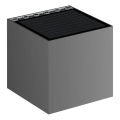 Viking - solarna zidna LED svjetiljka s prigušivanjem LED/1W/3,7V IP54 4000K 2000 mAh