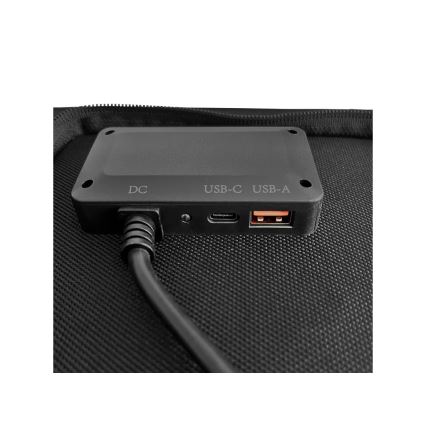 Viking - Solarni panel USB Power Delivery 60W/20V IPX4 crna