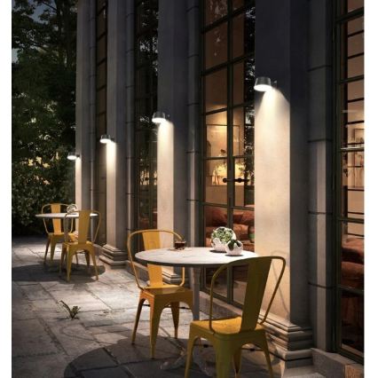 Viking - LED prigušiva solarna zidna svjetiljka s senzorom LED/1W/3,7V IP44 4000K 2000 mAh