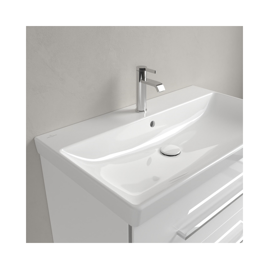 Villeroy & Boch 41568001 - Zidni umivaonik AVENTO 80x47 cm keramika/bijela