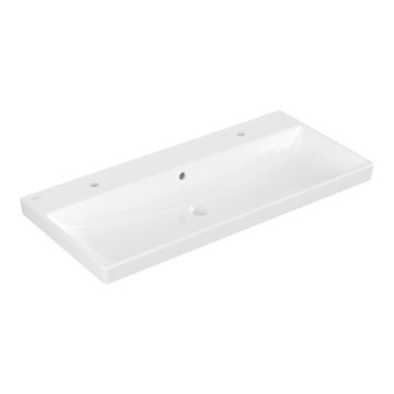 Villeroy & Boch 4156A401 - Zidni umivaonik AVENTO 100x47 cm keramika/bijela