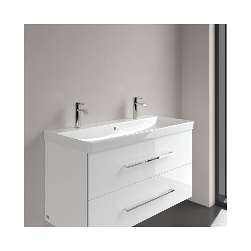 Villeroy & Boch 4156A401 - Zidni umivaonik AVENTO 100x47 cm keramika/bijela