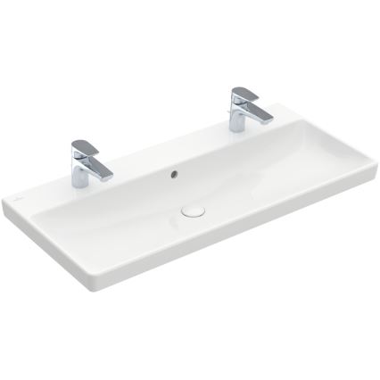 Villeroy & Boch 4156A401 - Zidni umivaonik AVENTO 100x47 cm keramika/bijela