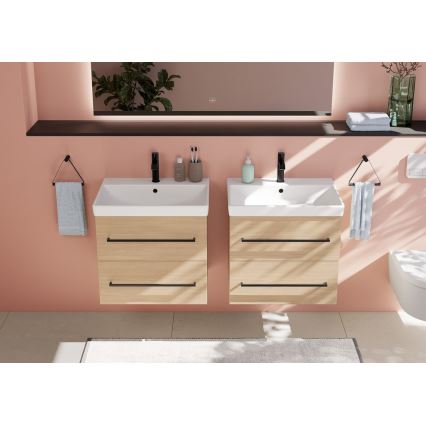Villeroy & Boch 41586001 - Viseći umivaonik AVENTO 60x47 cm keramika/bijela