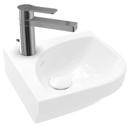 Villeroy & Boch 43714601 - Ugaoni viseći umivaonik SUBWAY 3.0 32x32 cm keramika/bijela
