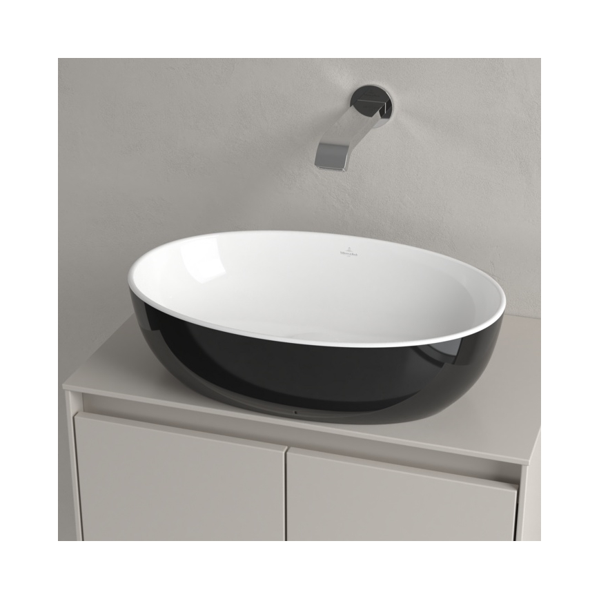 Villeroy & Boch 438848BCT8 - Ugradbeni umivaonik ARTIS 48x32,5 cm keramika/crna