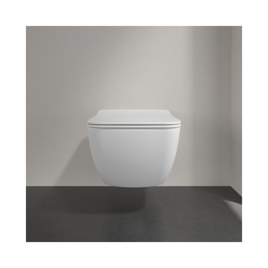 Villeroy & Boch 4611RL01 - Viseća WC školjka s WC daskom SoftClose VENTICELLO keramika/bijela
