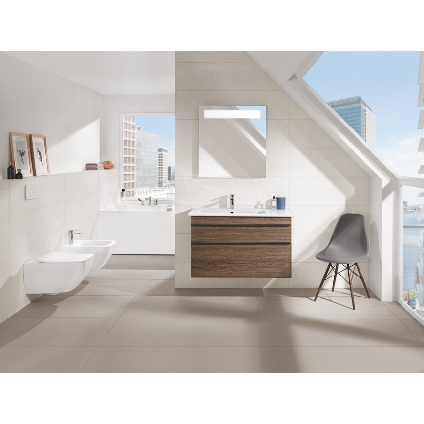 Villeroy & Boch 4611RL01 - Viseća WC školjka s WC daskom SoftClose VENTICELLO keramika/bijela