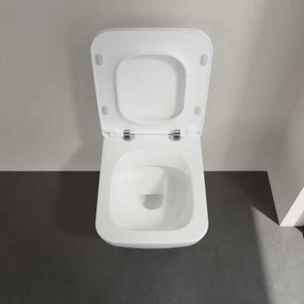 Villeroy & Boch 4611RLR1 - Zidna WC školjka s WC daskom SoftClose VENTICELLO keramika/bijela