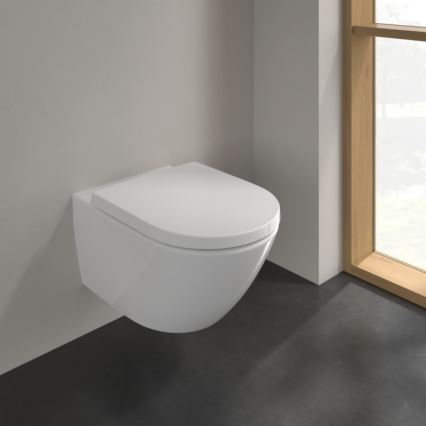 Villeroy & Boch 4670T0R1 - Zidna WC školjka SUBWAY 3.0 keramika/bijela