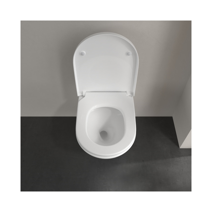 Villeroy & Boch 4670T0R1 - Zidna WC školjka SUBWAY 3.0 keramika/bijela