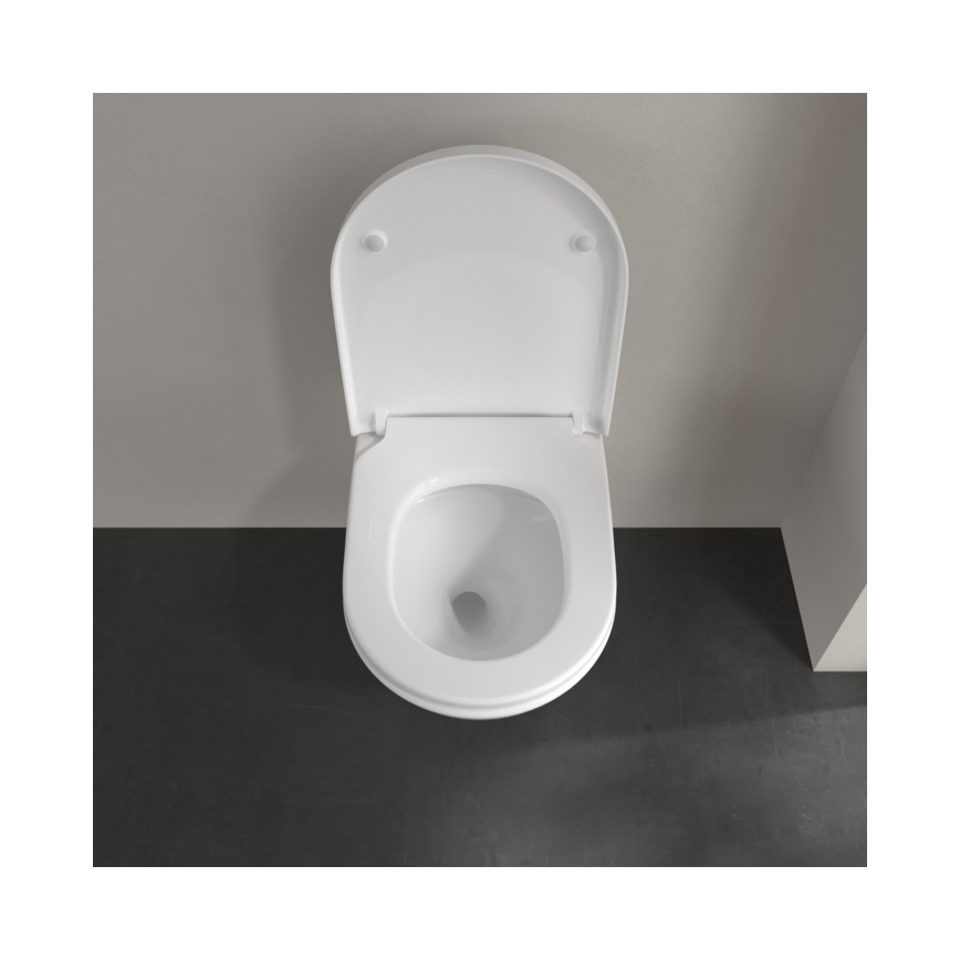 Villeroy & Boch 4670T0T2 - Zidna WC školjka SUBWAY 3.0 keramika/bijela