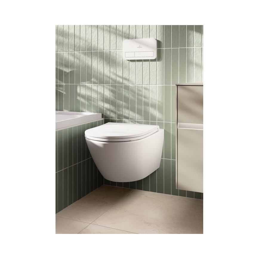 Villeroy & Boch 4670T0T2 - Zidna WC školjka SUBWAY 3.0 keramika/bijela