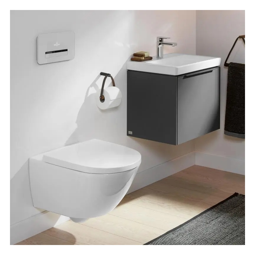Villeroy & Boch 4670TSR1 - Viseća WC školjka s daskom SoftClose SUBWAY 3.0 keramika/bijela