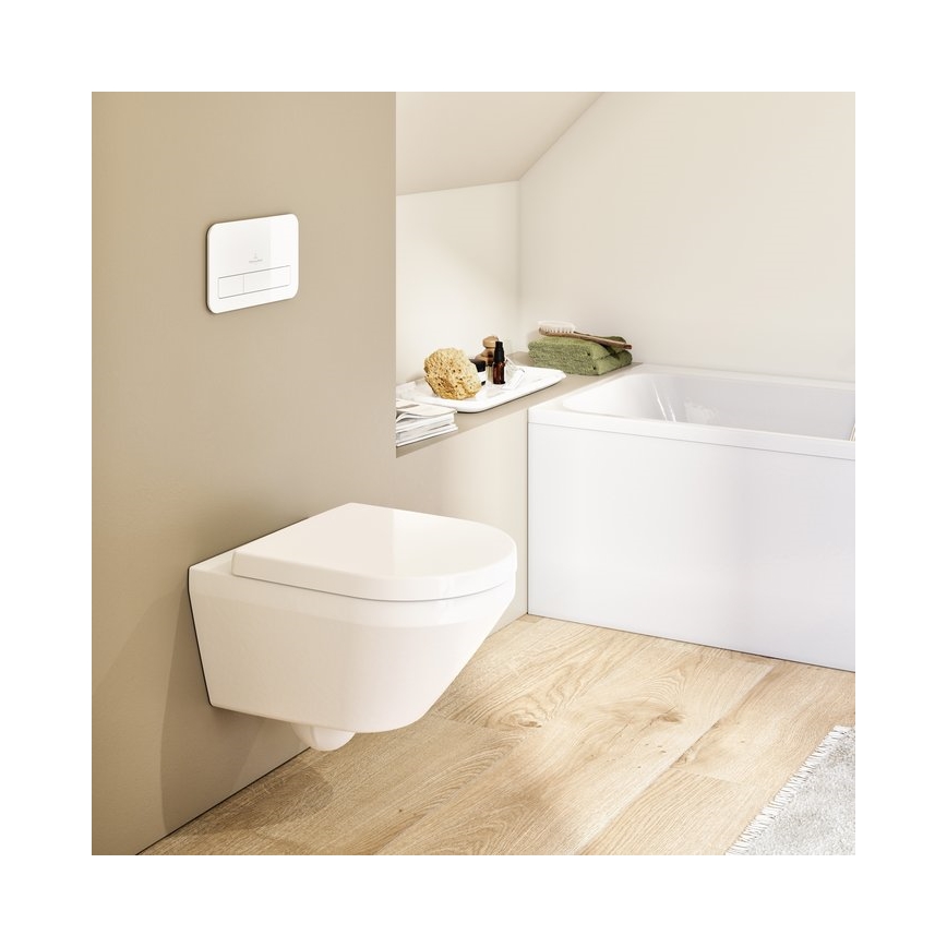 Villeroy & Boch 4694CL01 - Viseća WC školjka s daskom SoftClose ARCHITECTURA keramika/bijela