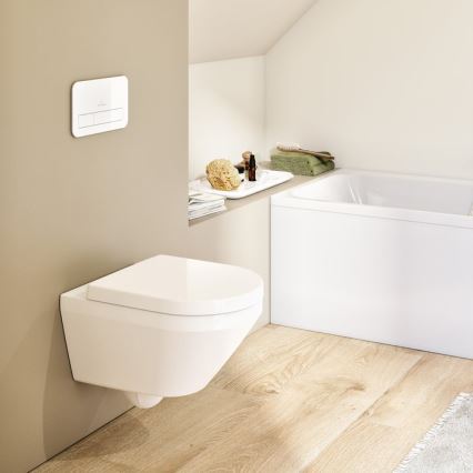Villeroy & Boch 4694CLR1 - Zidna WC školjka s SoftClose sjedalom ARCHITECTURA keramika/bijela
