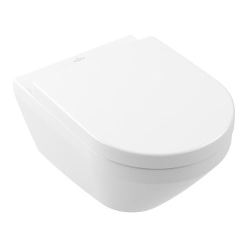 Villeroy & Boch 4694CLR1 - Zidna WC školjka s SoftClose sjedalom ARCHITECTURA keramika/bijela