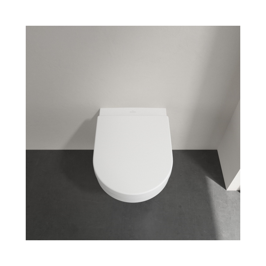 Villeroy & Boch 4694HR01 - Zidna WC školjka s daskom SoftClose ARCHITECTURA keramika/bijela