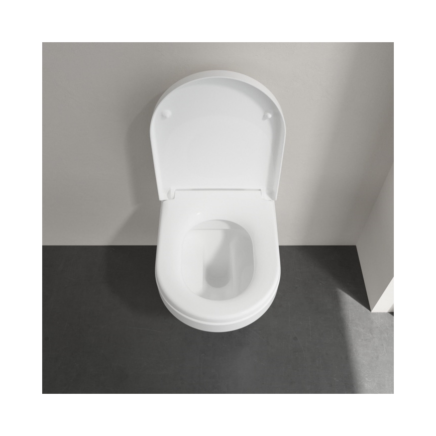 Villeroy & Boch 4694HR01 - Zidna WC školjka s daskom SoftClose ARCHITECTURA keramika/bijela