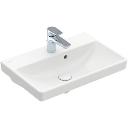 Villeroy & Boch 4A005501 - Zidni umivaonik AVENTO 55x37 cm keramika/bijela