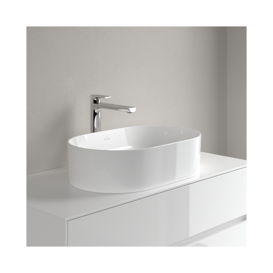 Villeroy & Boch 4A195601 - Umivaonik na ploču COLLARO 56x36 cm keramika/bijela