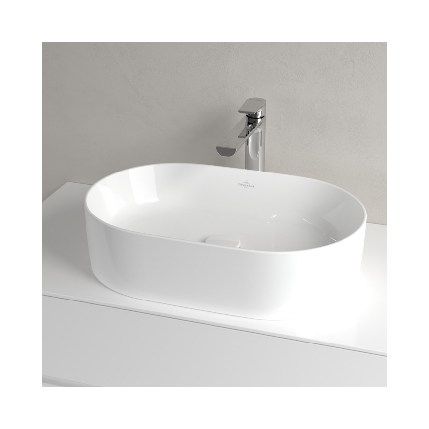 Villeroy & Boch 4A195601 - Umivaonik na ploču COLLARO 56x36 cm keramika/bijela
