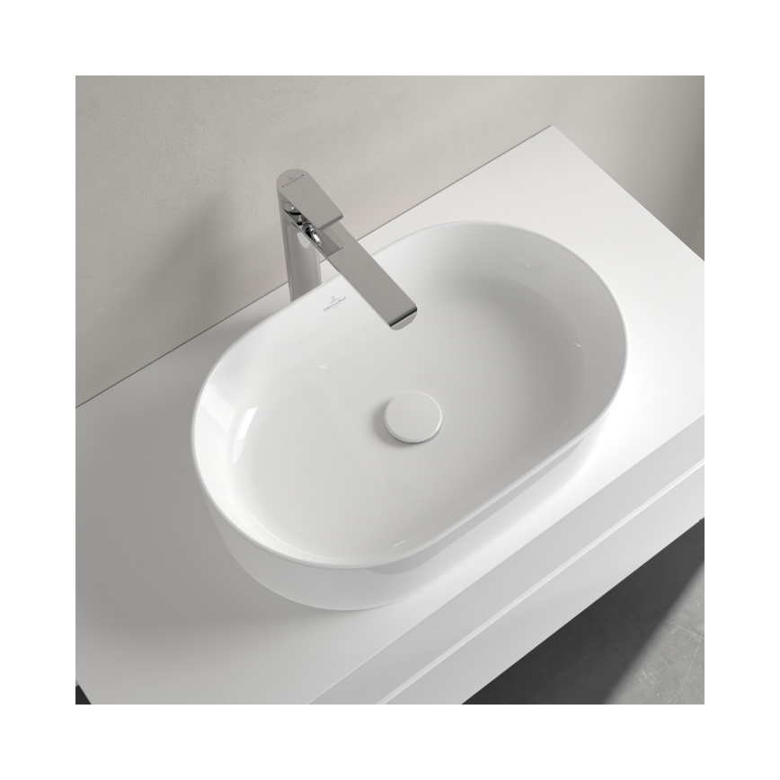 Villeroy & Boch 4A195601 - Umivaonik na ploču COLLARO 56x36 cm keramika/bijela